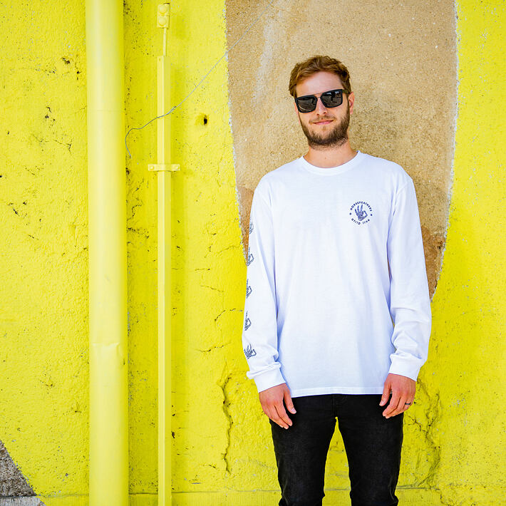 Eriss atrip t-shirt - white