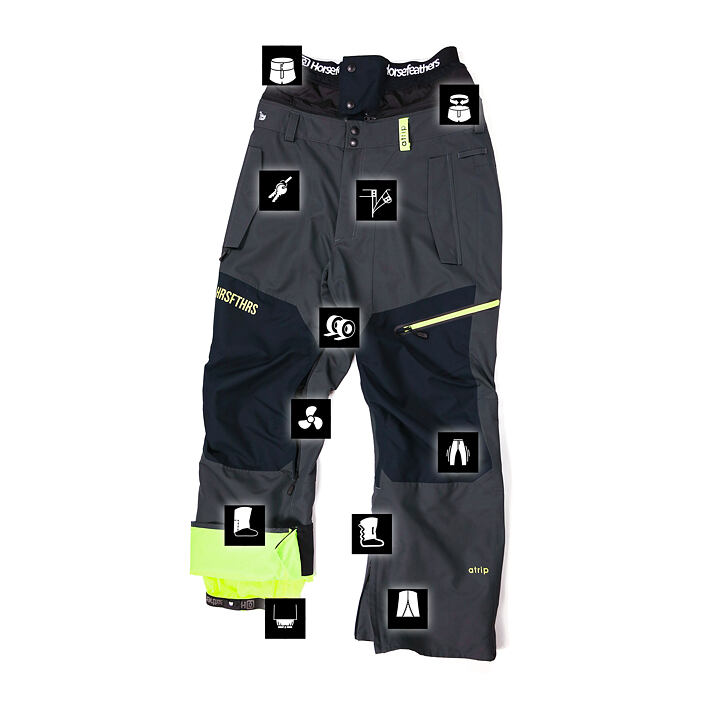 Nelson atrip pants - phantom
