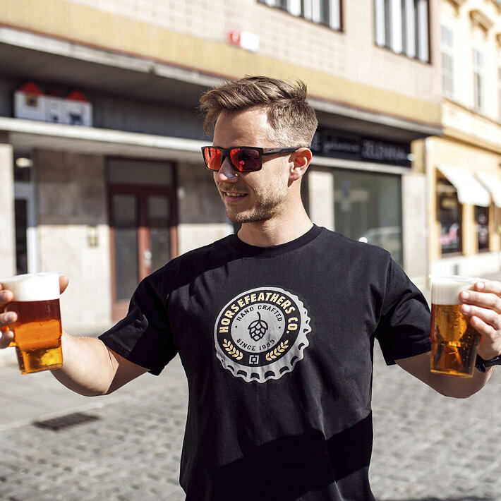 Beer Cap t-shirt - black