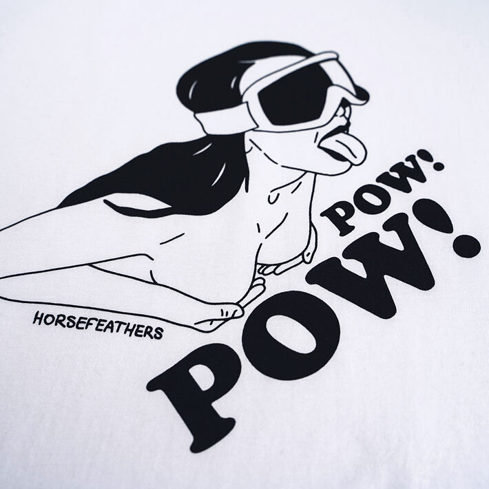 Pow Pow t-shirt - white